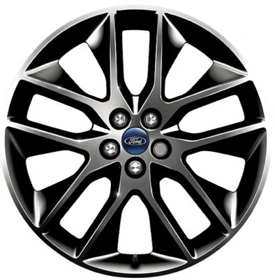 W/B Ford Dark Tarnished chrome